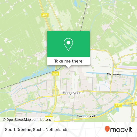 Sport Drenthe, Sticht map