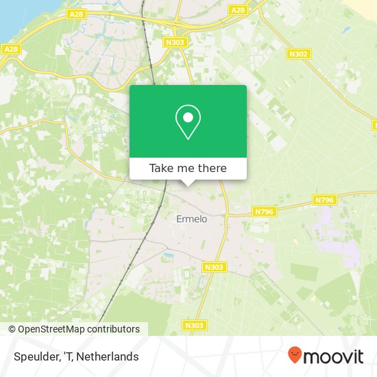 Speulder, 'T map