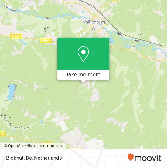 Blokhut, De map