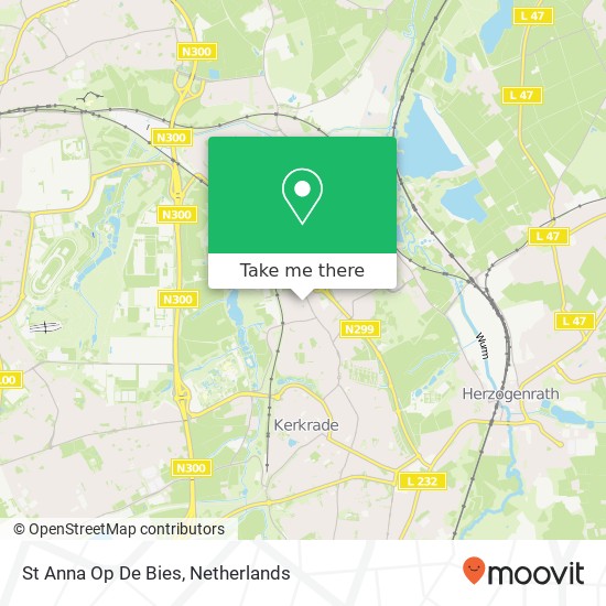 St Anna Op De Bies map