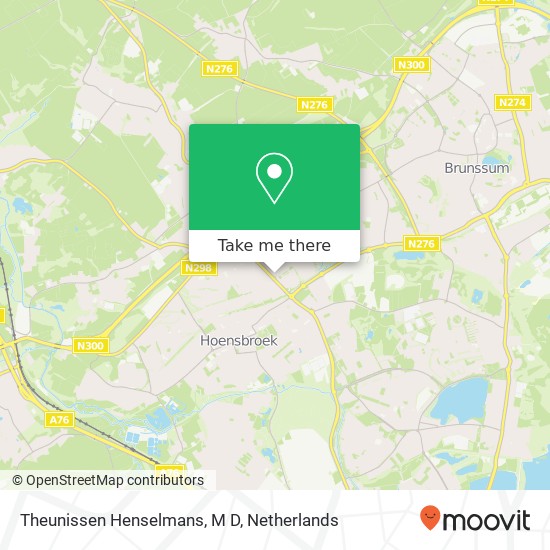 Theunissen Henselmans, M D map