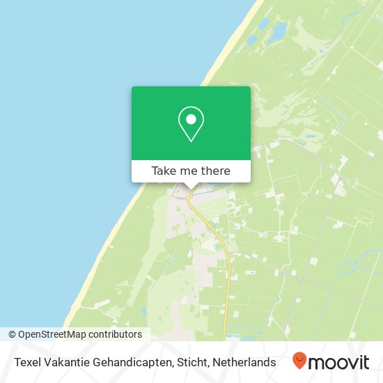 Texel Vakantie Gehandicapten, Sticht map