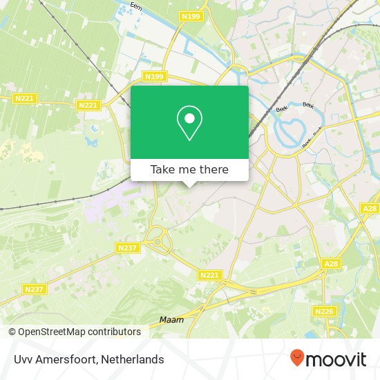 Uvv Amersfoort map