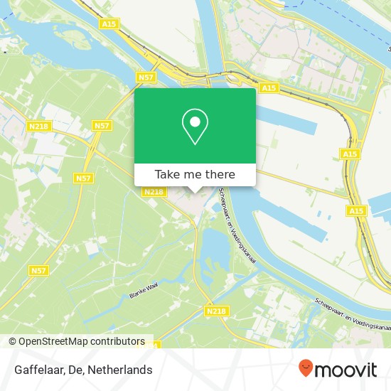 Gaffelaar, De map