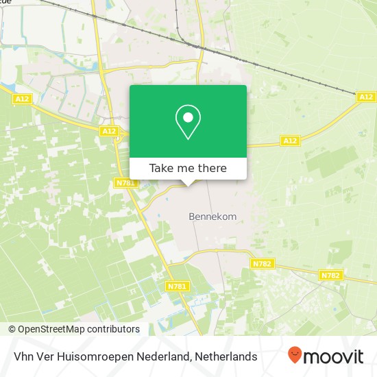 Vhn Ver Huisomroepen Nederland map