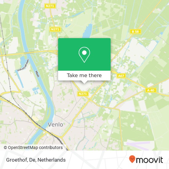 Groethof, De map