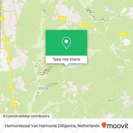 Harmoniezaal Van Harmonie Dilligentia map