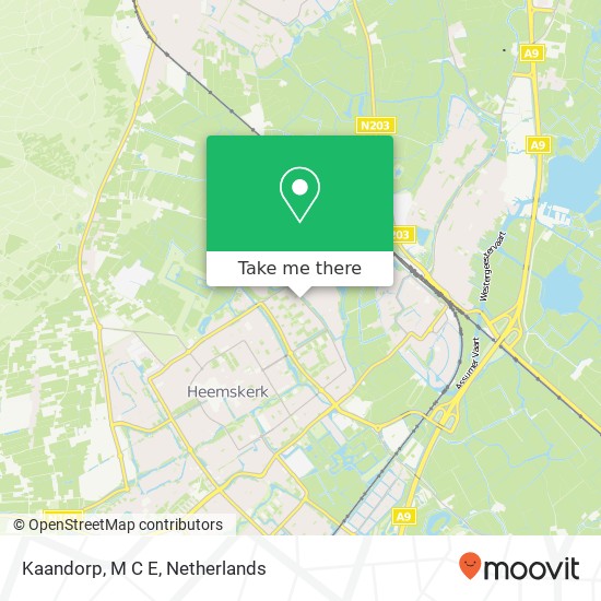 Kaandorp, M C E map