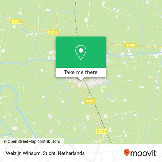 Welzijn Winsum, Sticht map