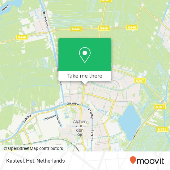 Kasteel, Het map