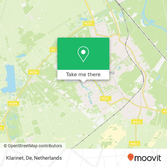 Klarinet, De map