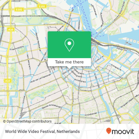 World Wide Video Festival map