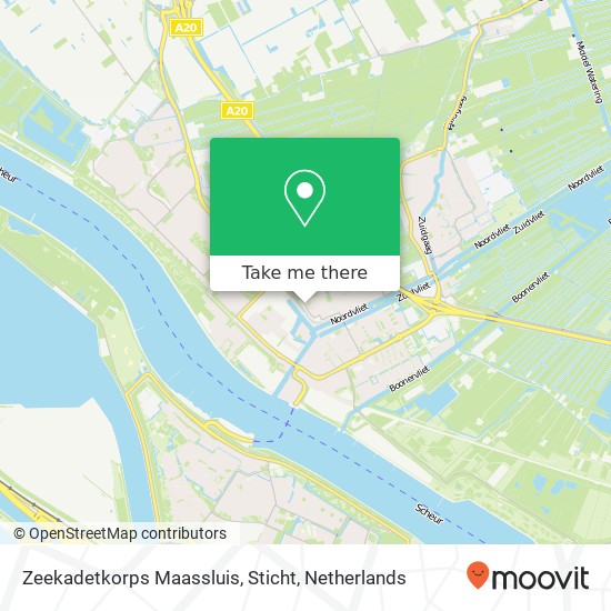 Zeekadetkorps Maassluis, Sticht map