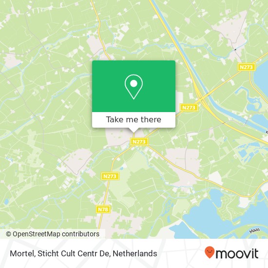 Mortel, Sticht Cult Centr De map