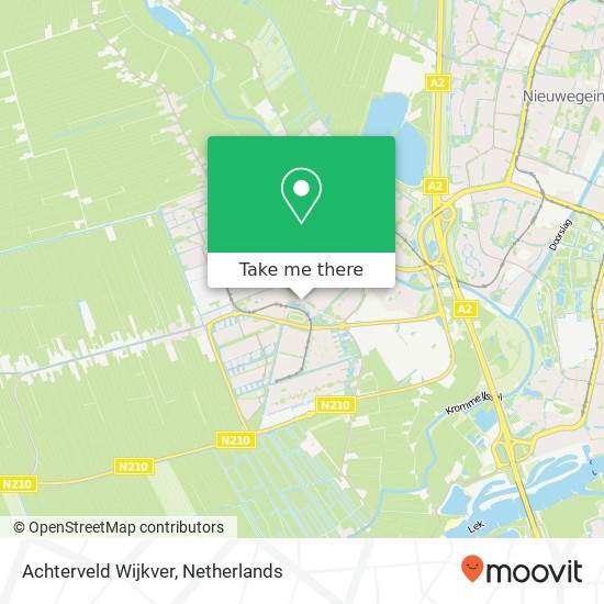 Achterveld Wijkver map
