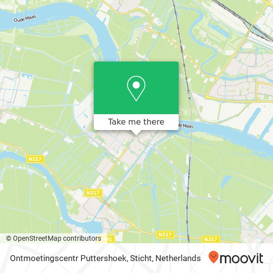 Ontmoetingscentr Puttershoek, Sticht map