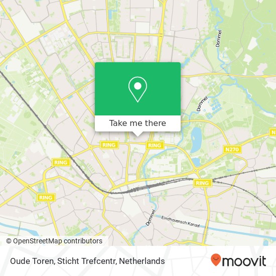 Oude Toren, Sticht Trefcentr map