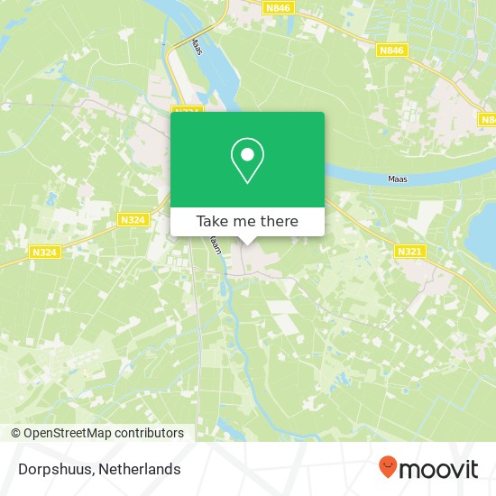 Dorpshuus map