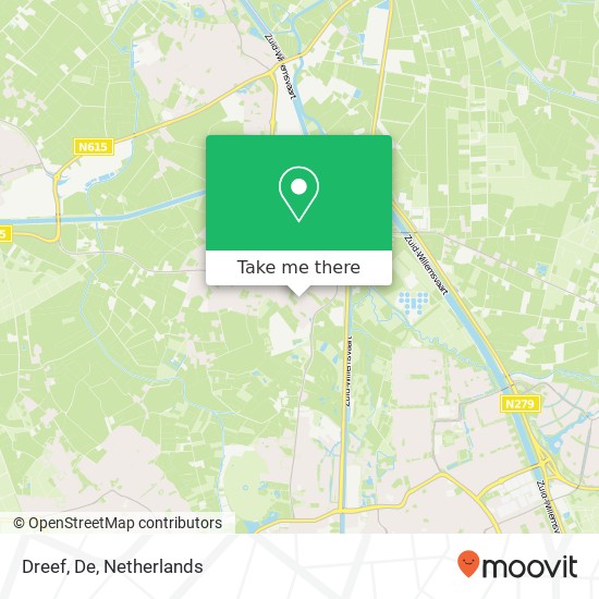 Dreef, De map