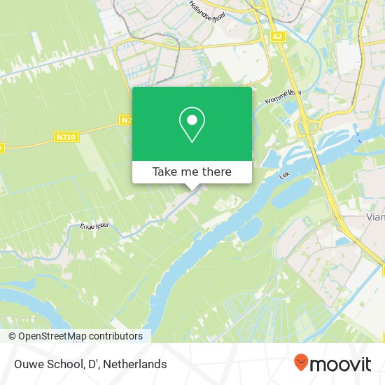 Ouwe School, D' map