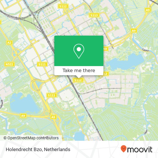 Holendrecht Bzo map