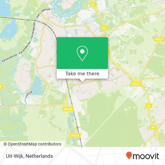 Uit-Wijk map