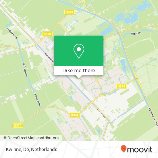Kwinne, De map