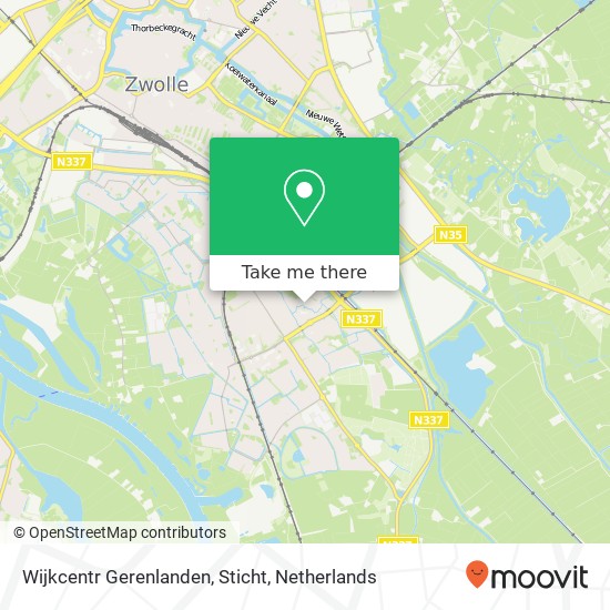 Wijkcentr Gerenlanden, Sticht map