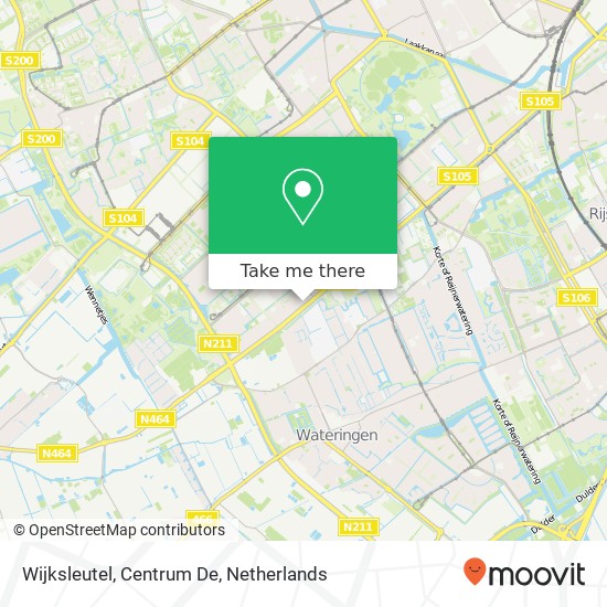 Wijksleutel, Centrum De map
