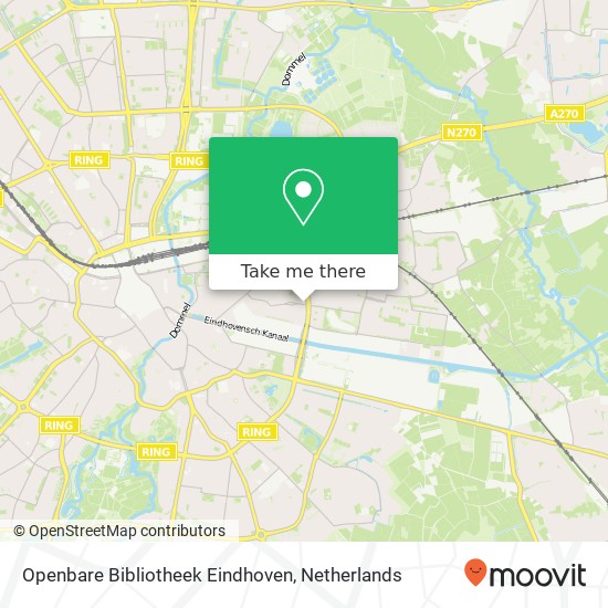 Openbare Bibliotheek Eindhoven map