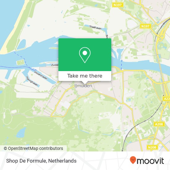 Shop De Formule map