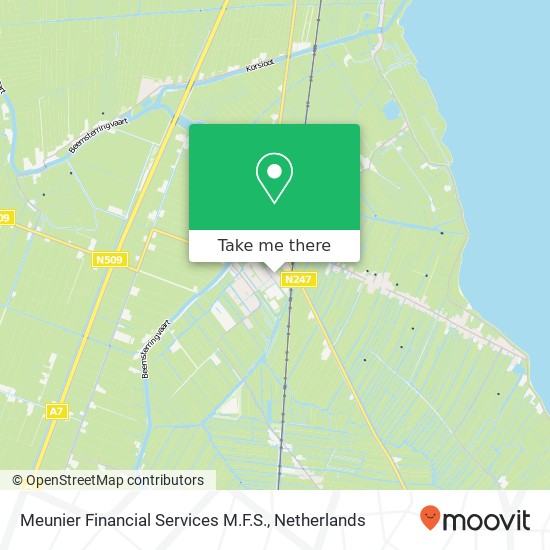 Meunier Financial Services M.F.S. map