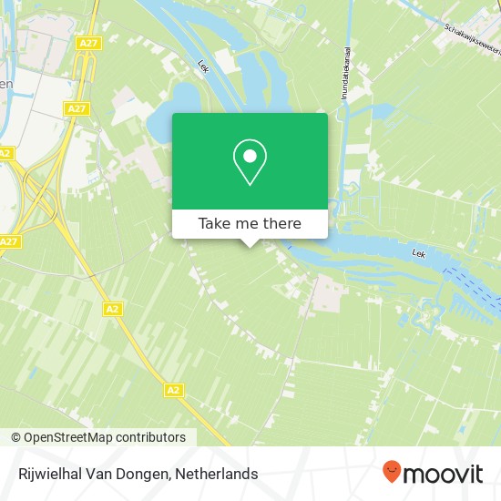 Rijwielhal Van Dongen map