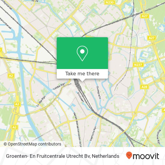 Groenten- En Fruitcentrale Utrecht Bv Karte