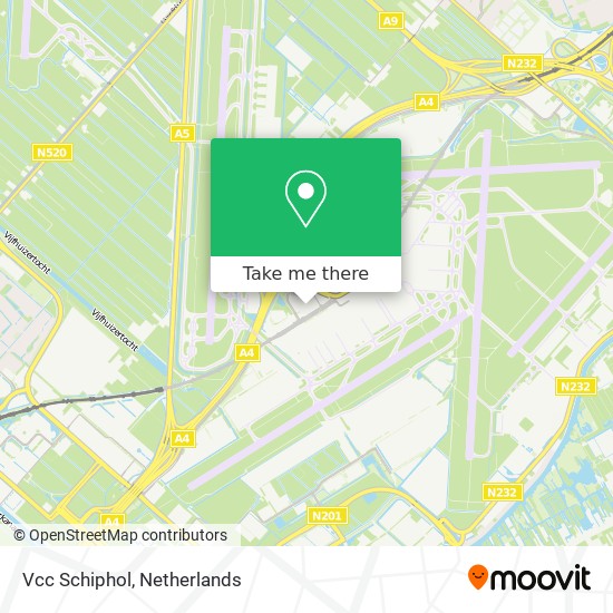 Vcc Schiphol map