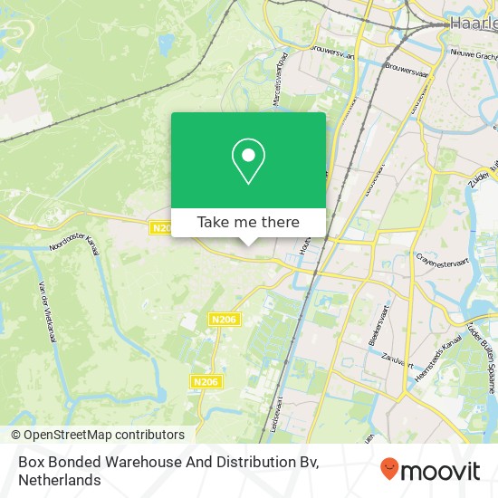 Box Bonded Warehouse And Distribution Bv map