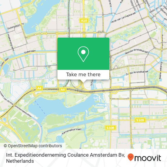 Int. Expeditieonderneming Coulance Amsterdam Bv map