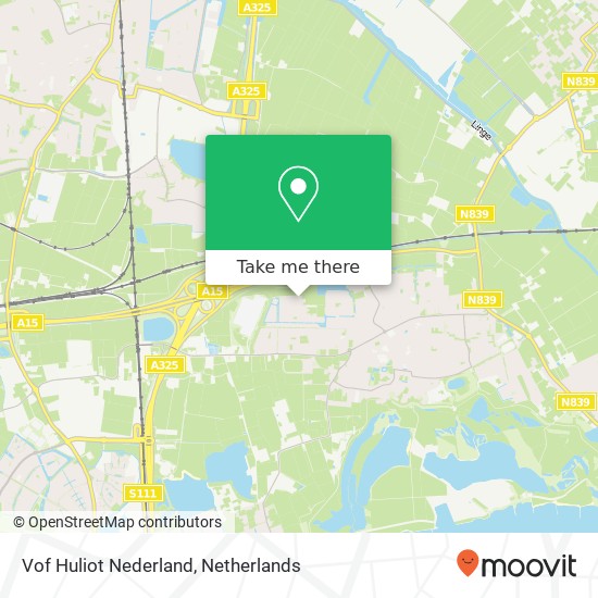 Vof Huliot Nederland map