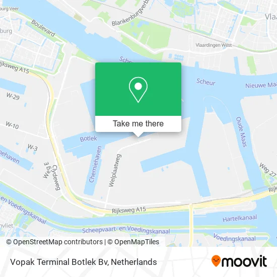 Vopak Terminal Botlek Bv map