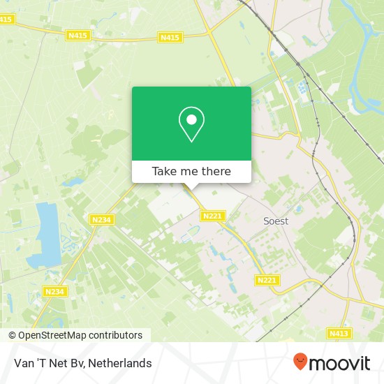 Van 'T Net Bv map