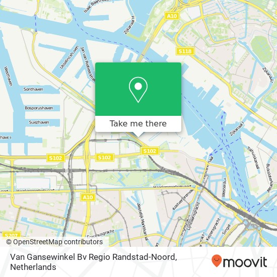 Van Gansewinkel Bv Regio Randstad-Noord map