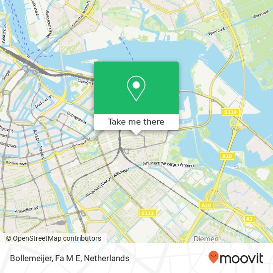 Bollemeijer, Fa M E map