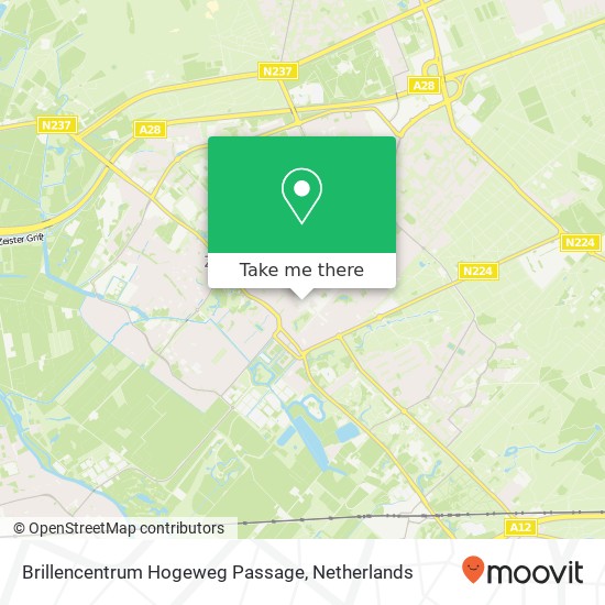 Brillencentrum Hogeweg Passage Karte