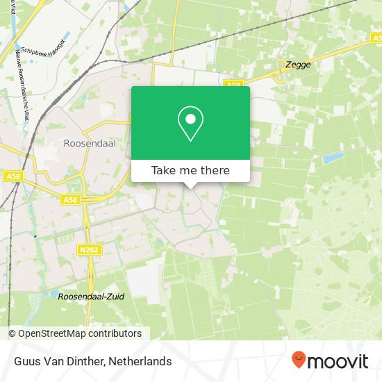 Guus Van Dinther map