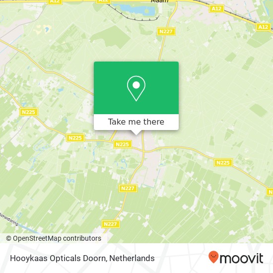 Hooykaas Opticals Doorn map