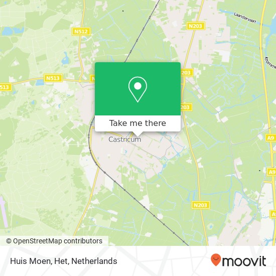 Huis Moen, Het map