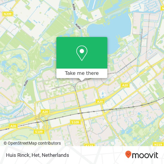 Huis Rinck, Het map