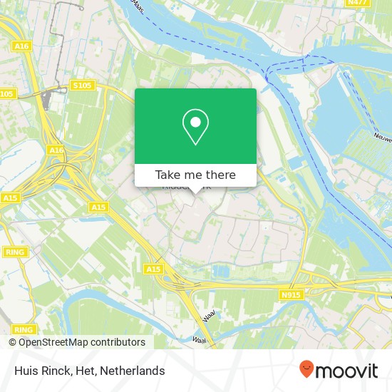 Huis Rinck, Het map