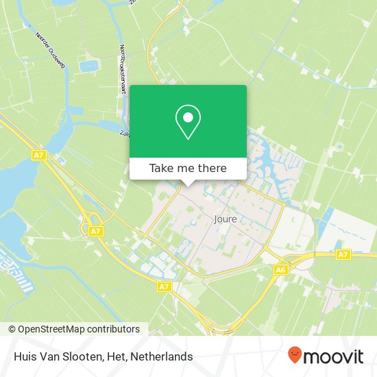 Huis Van Slooten, Het map