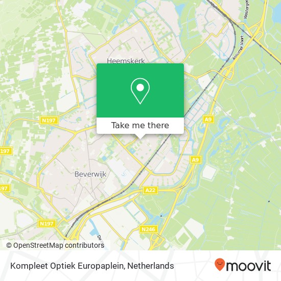 Kompleet Optiek Europaplein map